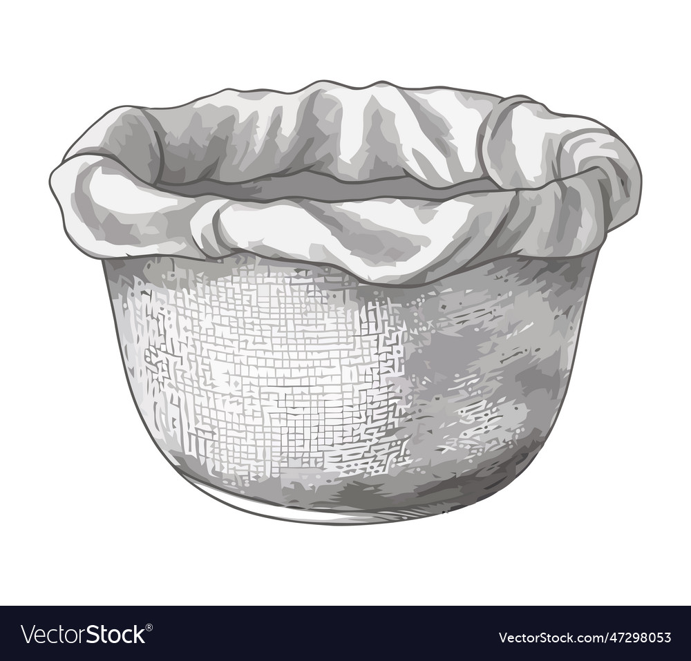 Empty basket for food Royalty Free Vector Image