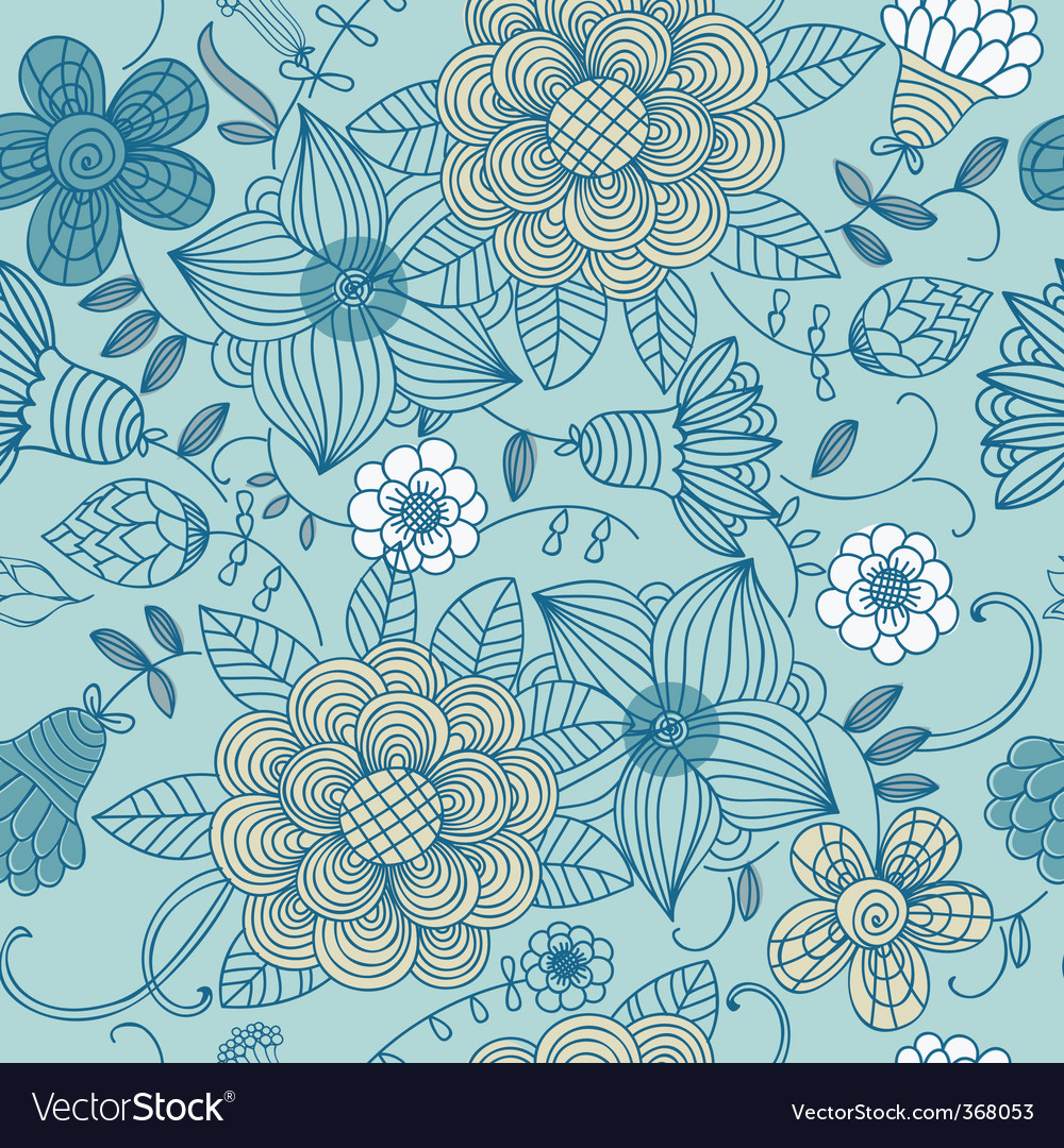 Floral texture Royalty Free Vector Image VectorStock