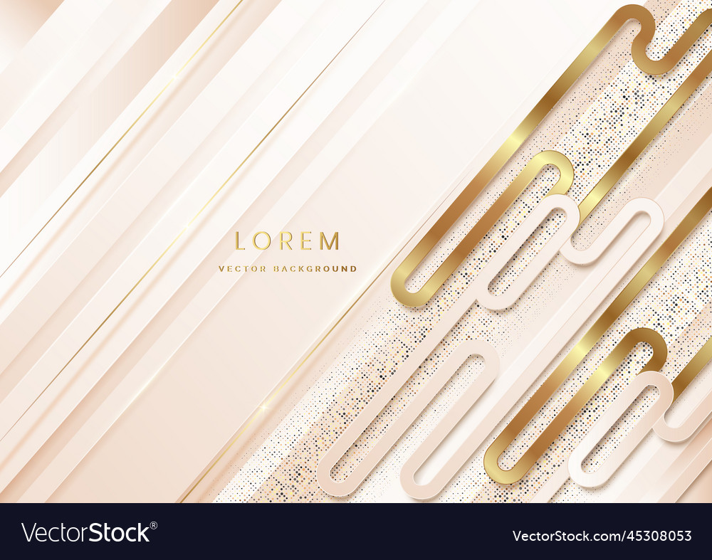Golden Diagonal Lines Background