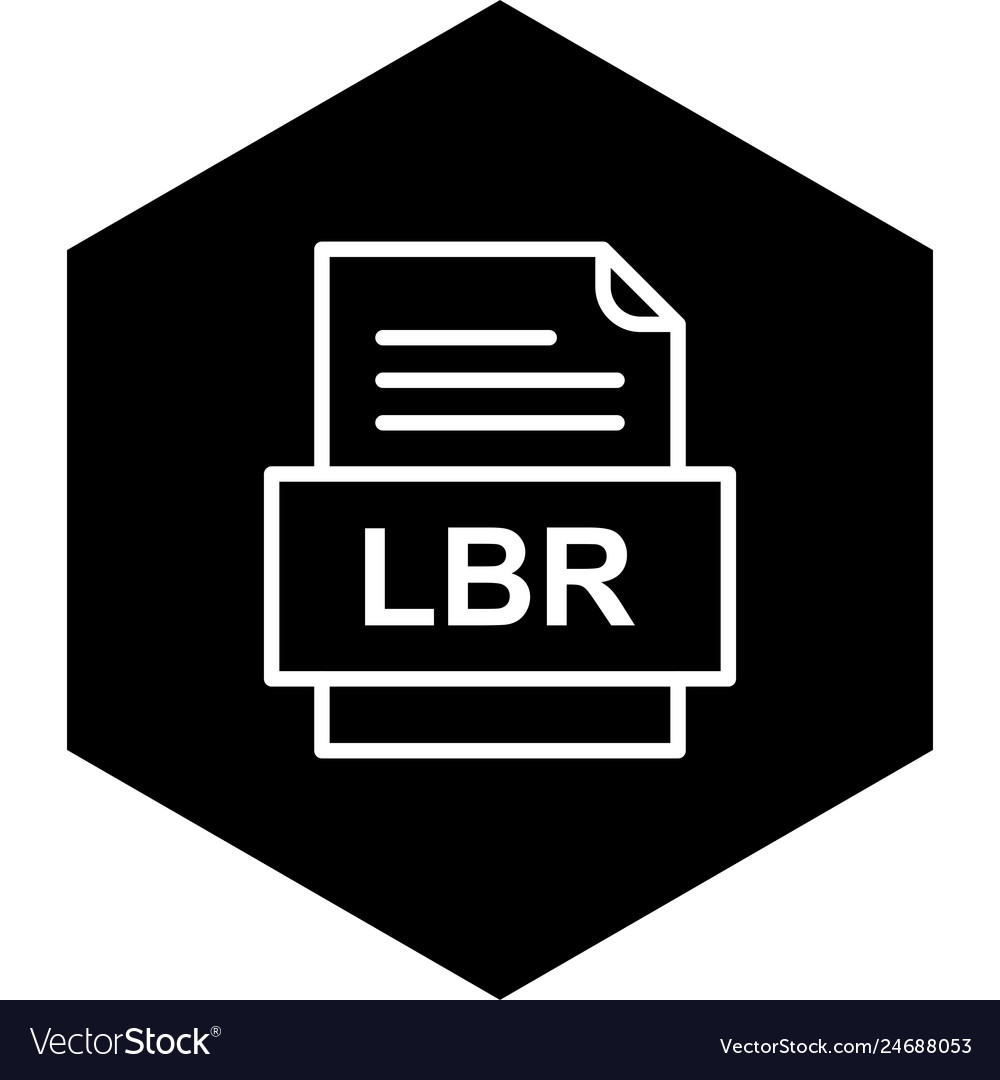 Lbr file document icon