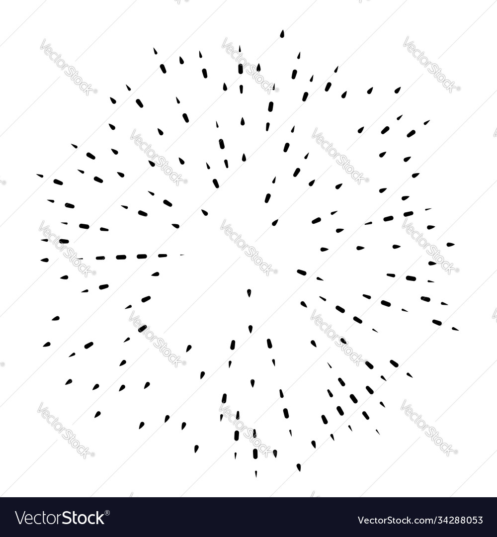 Radial radiating lines abstract burst element vector image Radial radiating lines abstract burst element