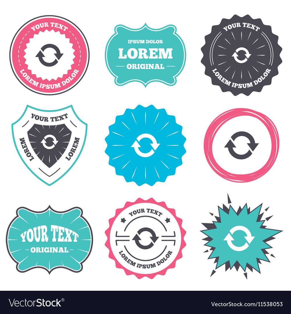 Rotation icon repeat symbol refresh sign