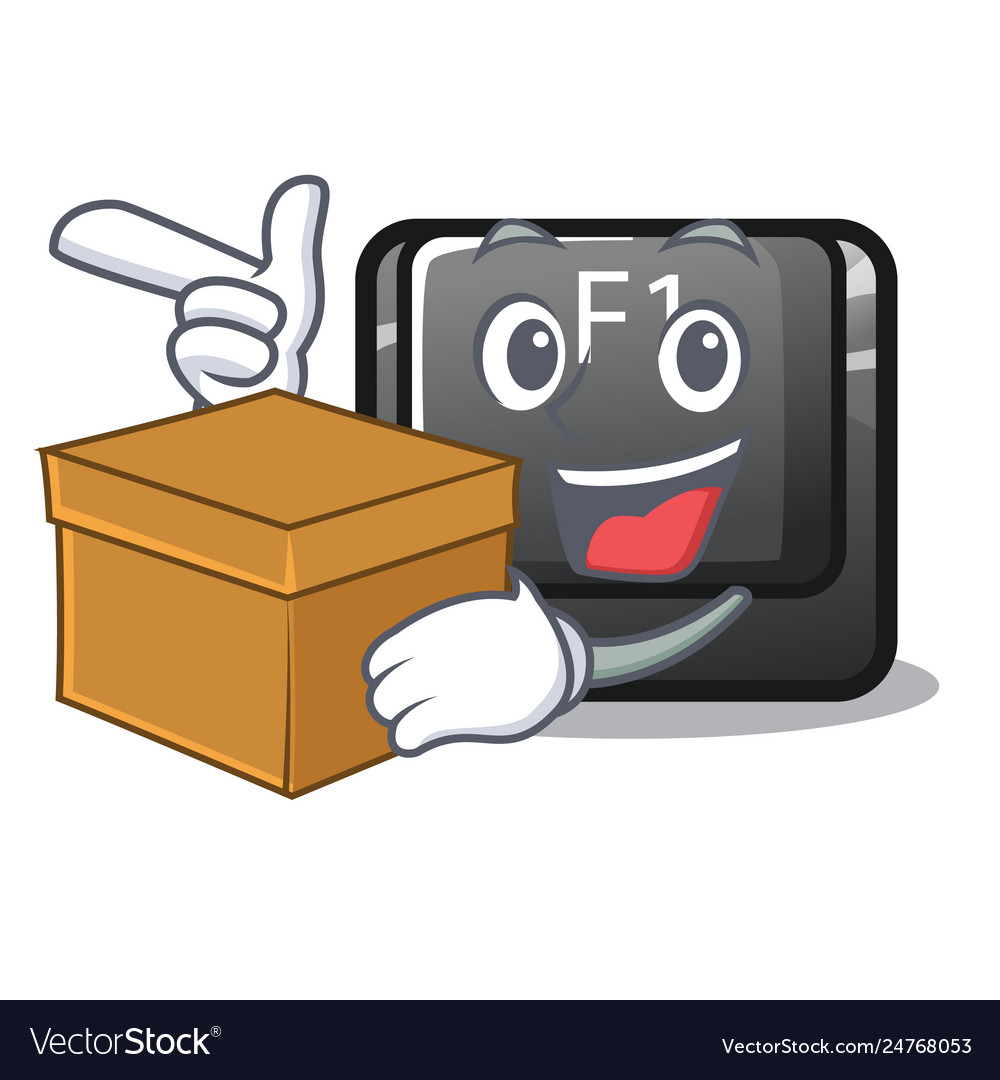 With box button f1 in shape character