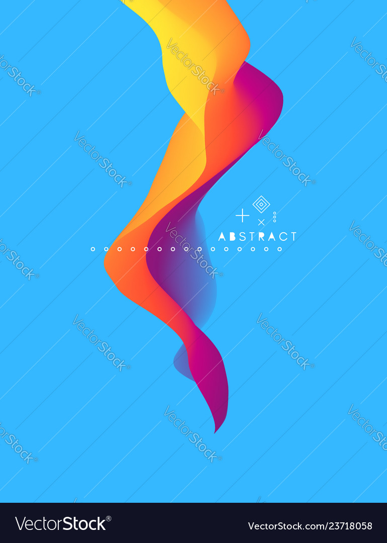 3d wavy background dynamic effect abstract design