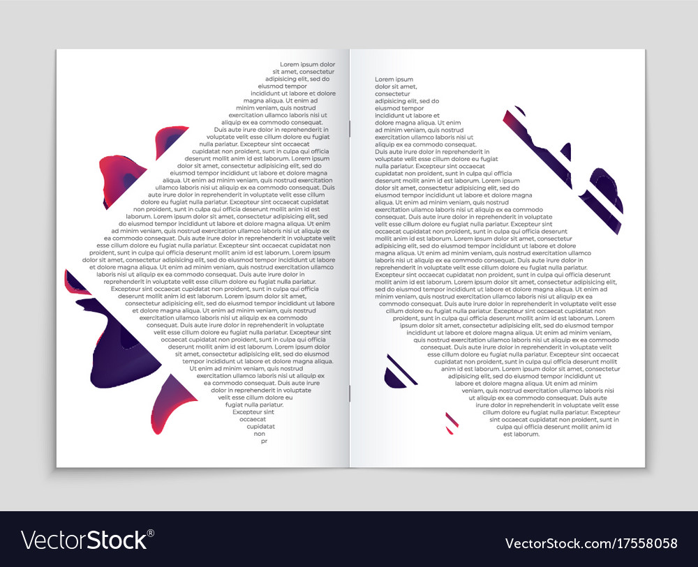 Abstract layout background set for art