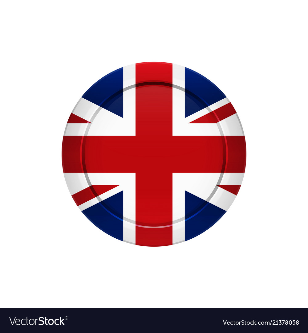 British Flag Button