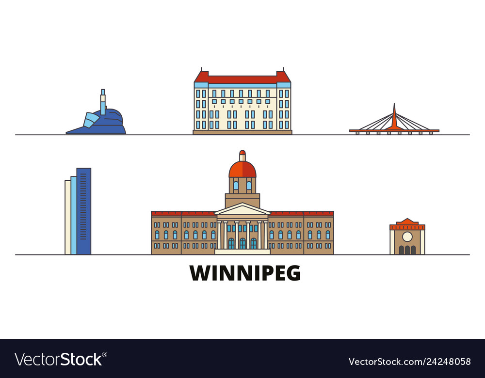 Kanada winnipeg flache Wahrzeichen