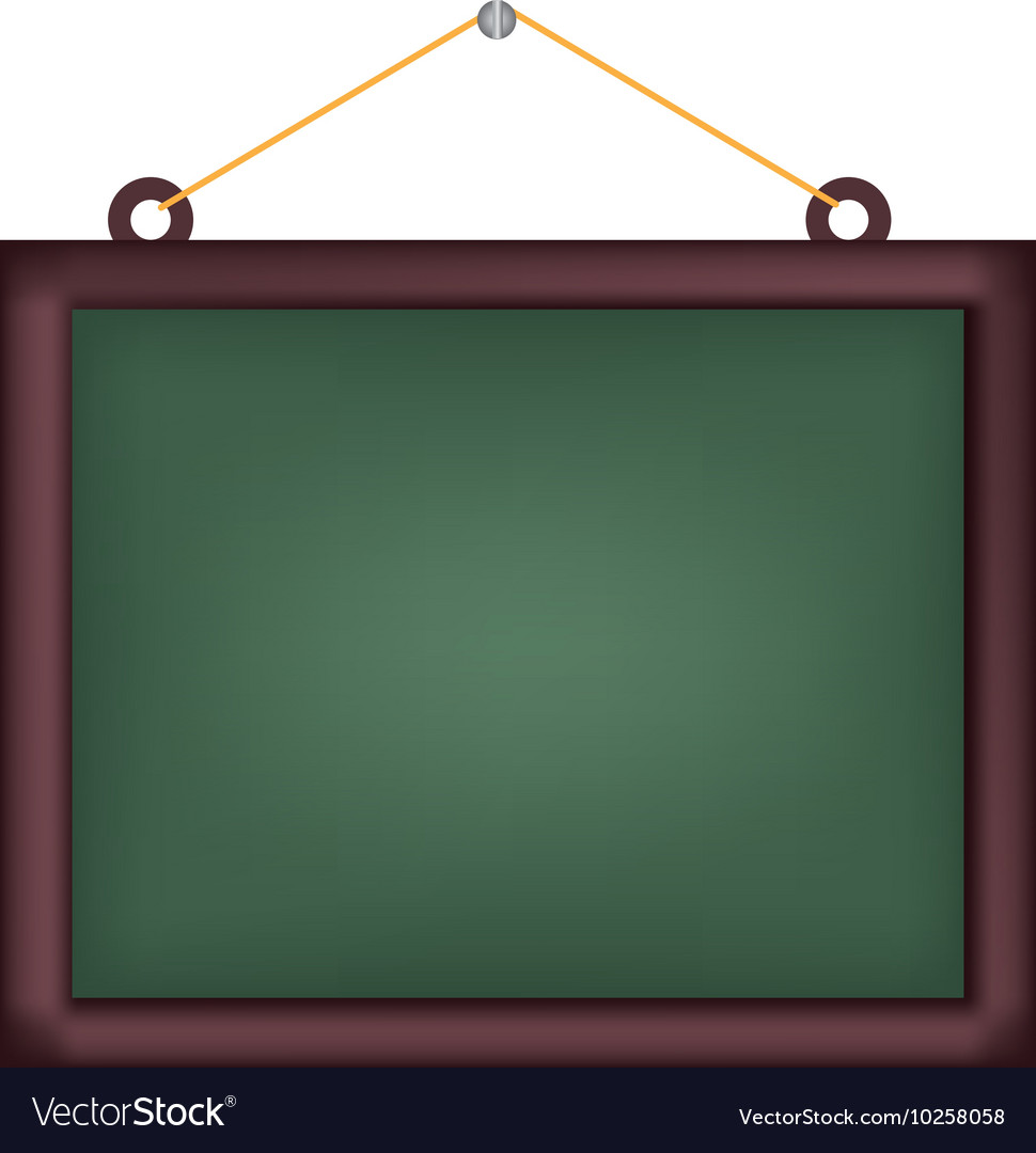 Chalk board school Royalty Free Vector Image - VectorStock