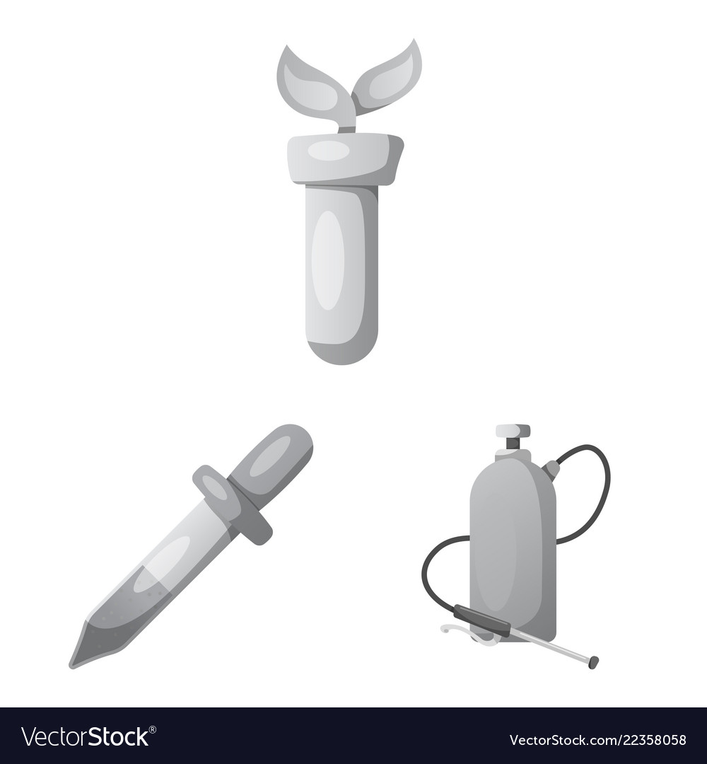 Isolated object of and icon set ve Vector Image Isolated object of and icon set ve