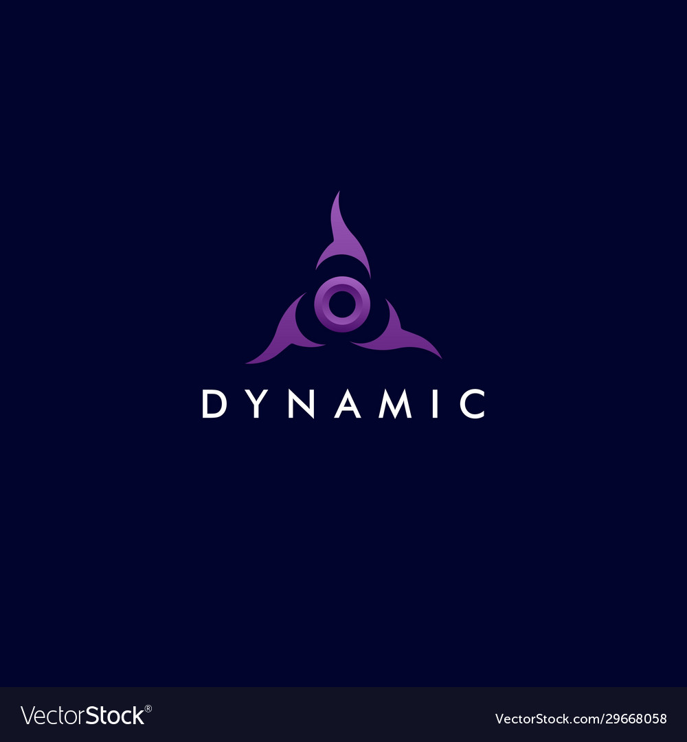 Logo dynamic gradient colorful style