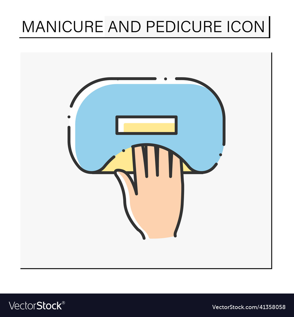 Nail lamp color icon