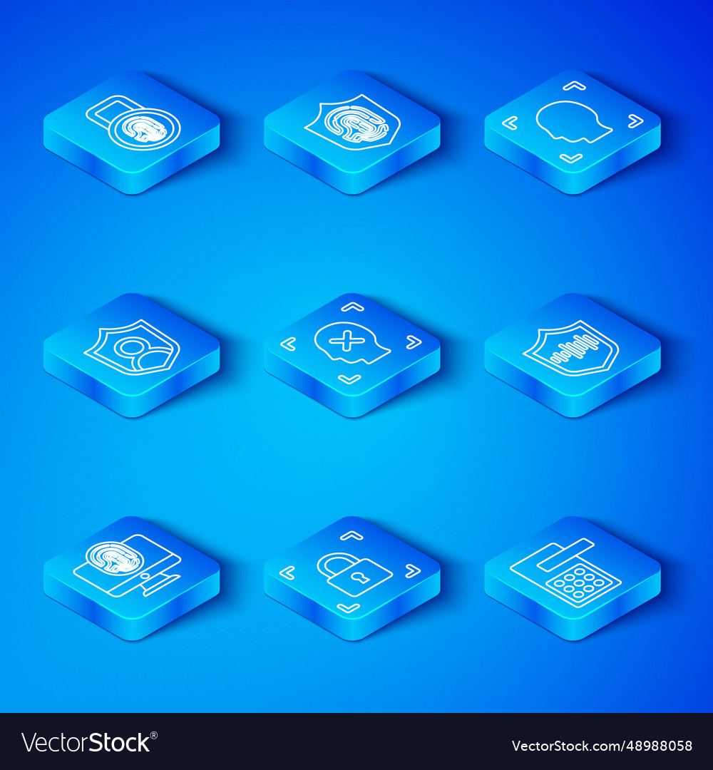 Set line monitor with fingerprint rejection face