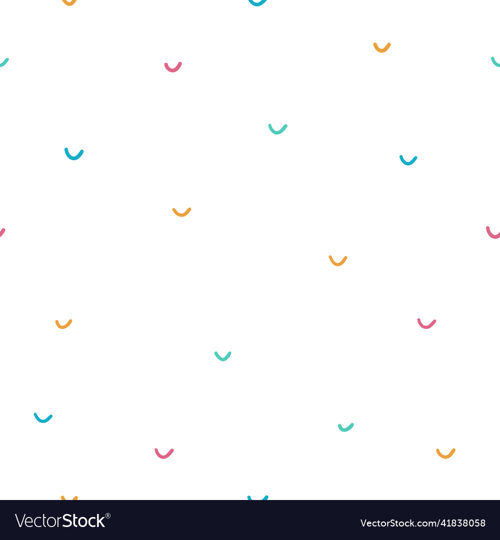 Simple seamless abstract pattern with little vector image Simple seamless abstract pattern with little