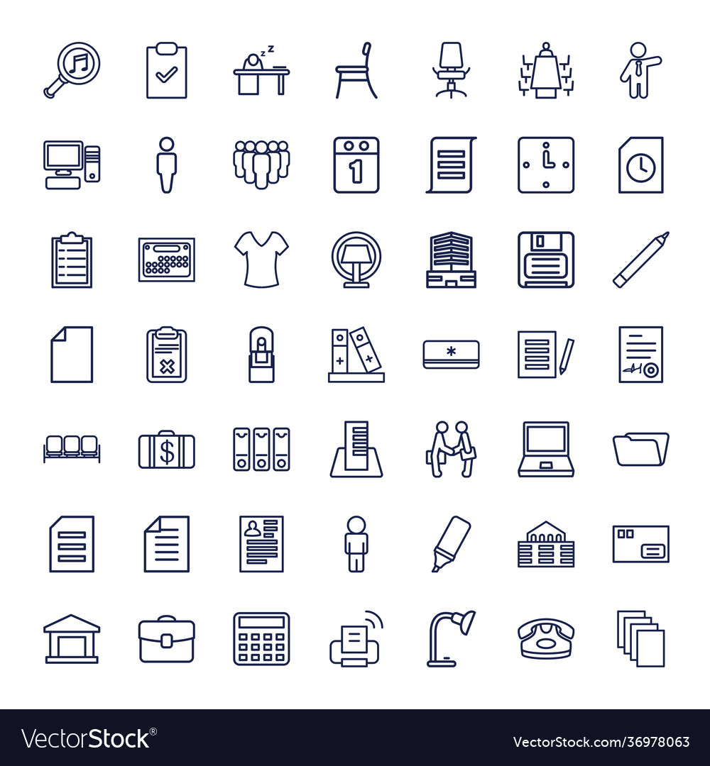 49 office icons