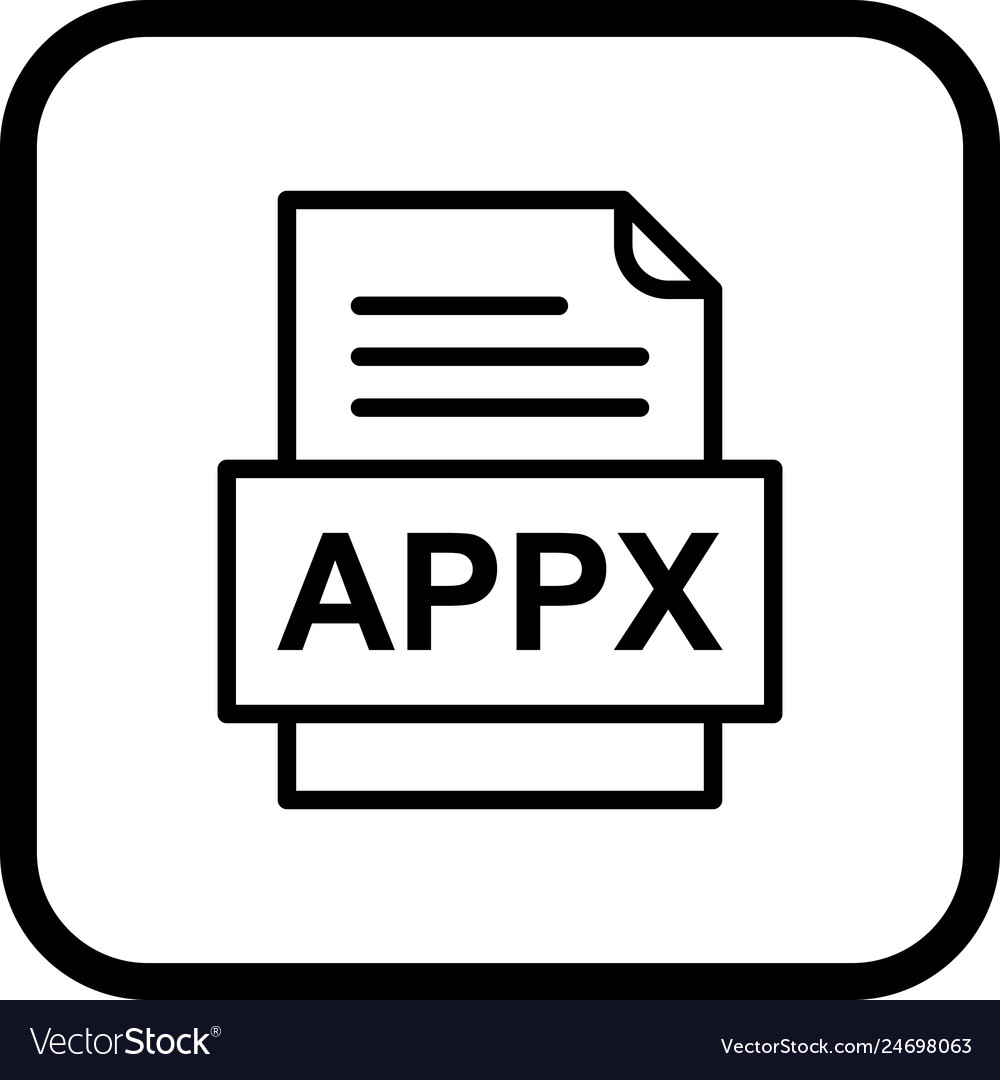 Appx file document icon