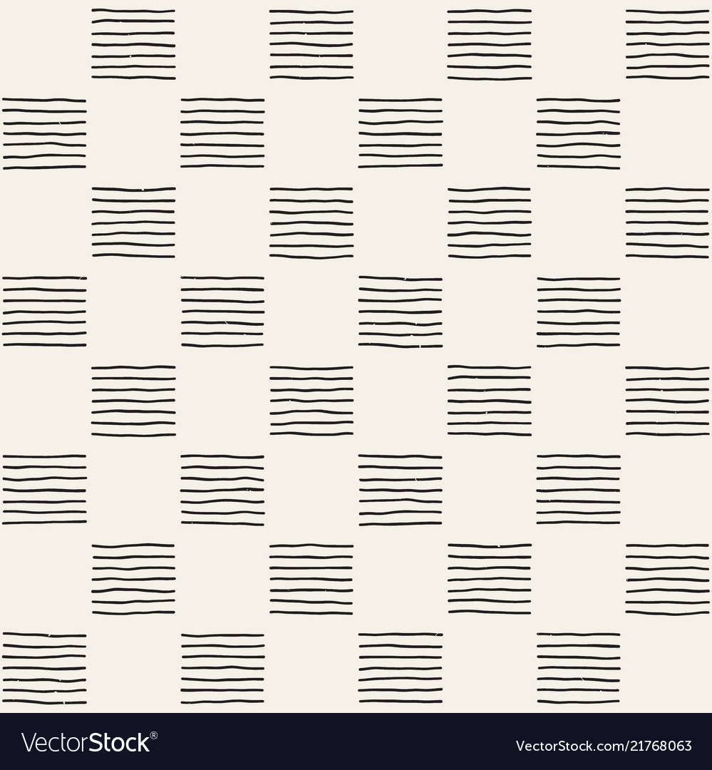 Hand drawn seamless repeating pattern vector image Hand drawn seamless repeating pattern