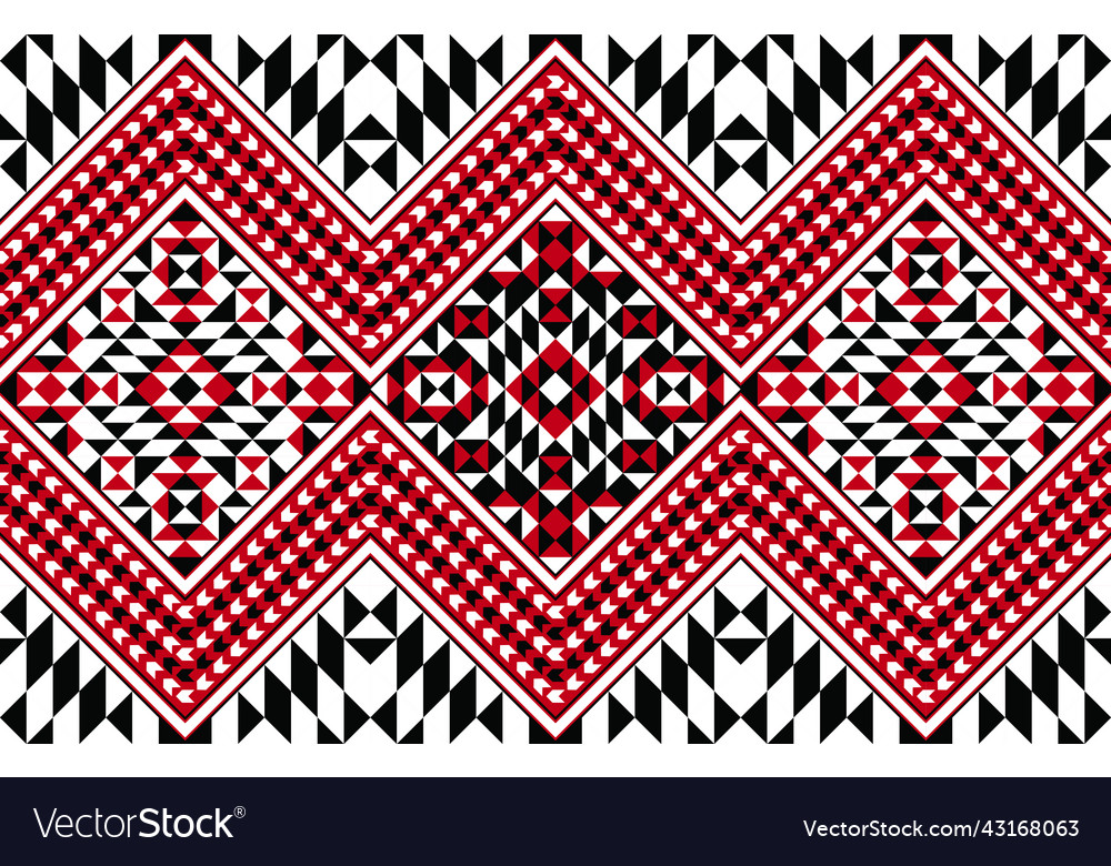 Native fabric textile pattern 012 vector image Native fabric textile pattern 012
