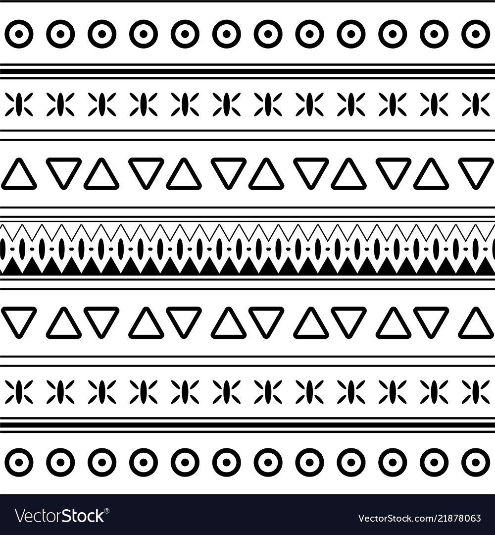 Seamless linear pattern isolated on white