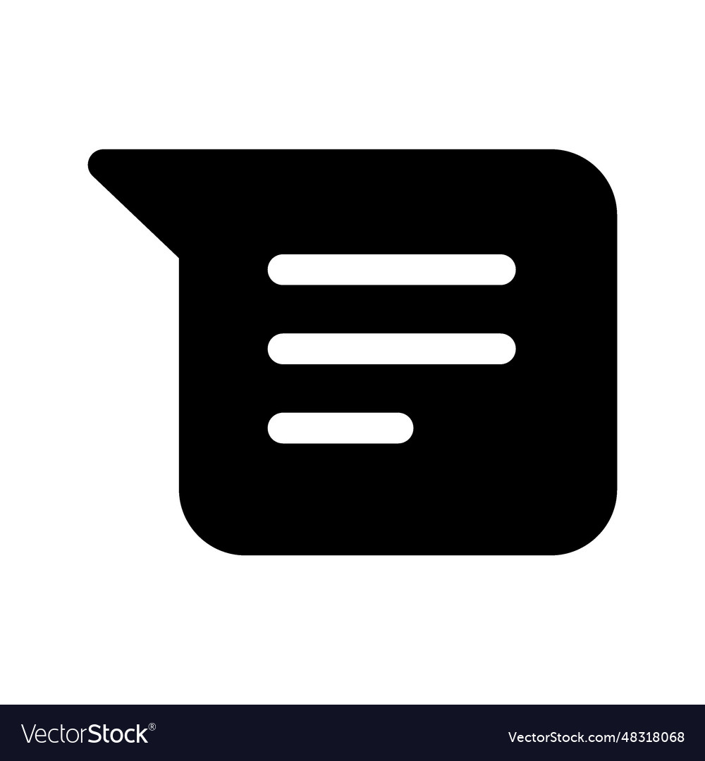 Message icon vector image Message icon