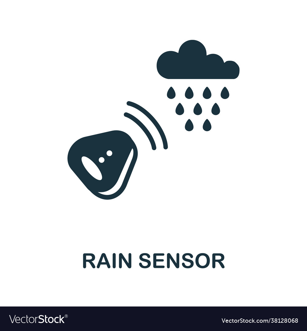 Rain Sensor Icon einfaches Element von Sensoren