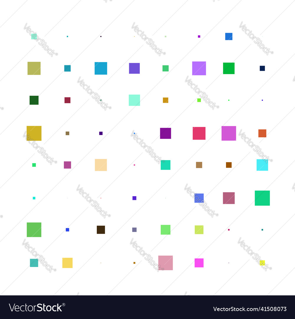 Grid mesh of random squares angular geometric
