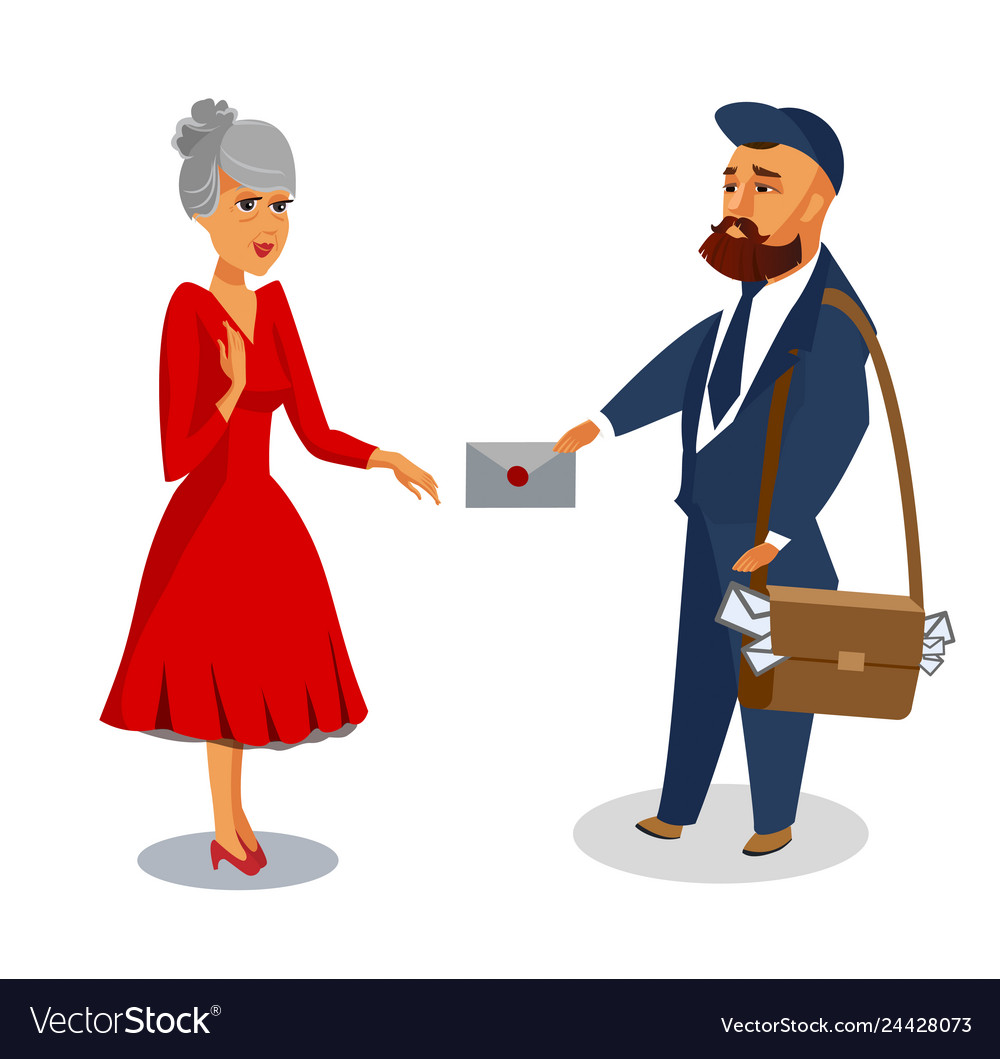 дарит пакет. иллюстрация плохого продукта. почтальон фото. Postman brings. Postman brings.