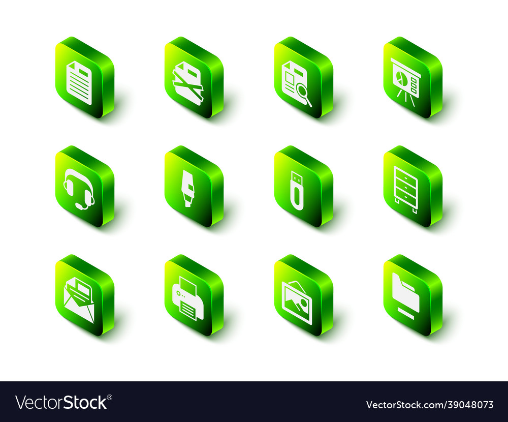 Set delete file document with graph vector image Set delete file document with graph