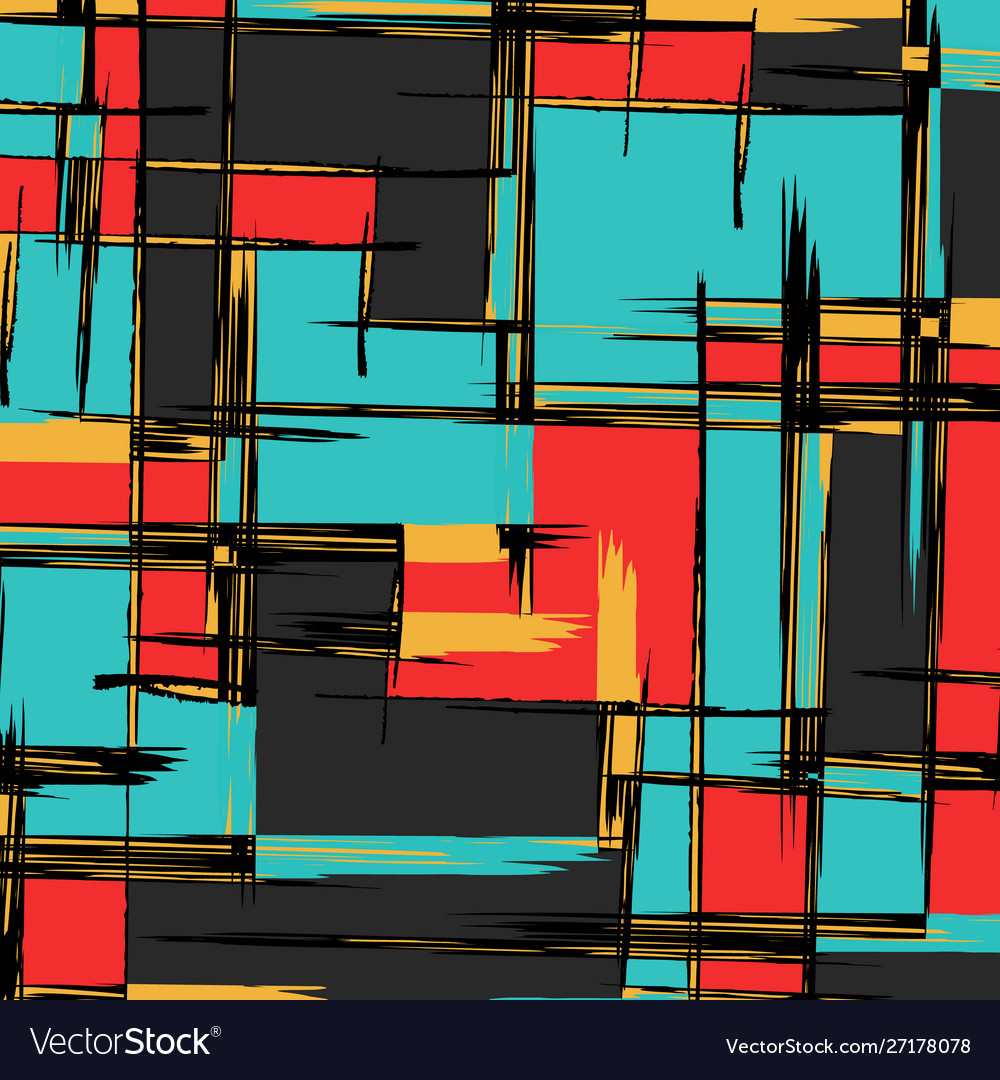 Abstract color pattern in graffiti style quality vector image Abstract color pattern in graffiti style quality