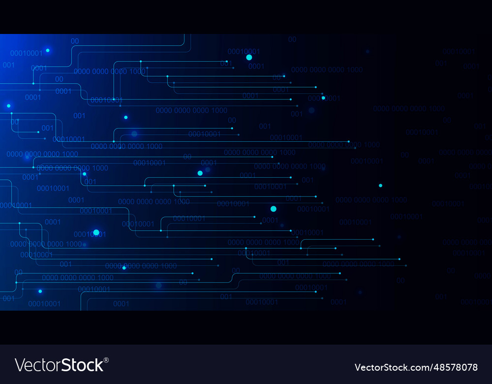 Abstract connecting dots and lines background vector image Abstract connecting dots and lines background