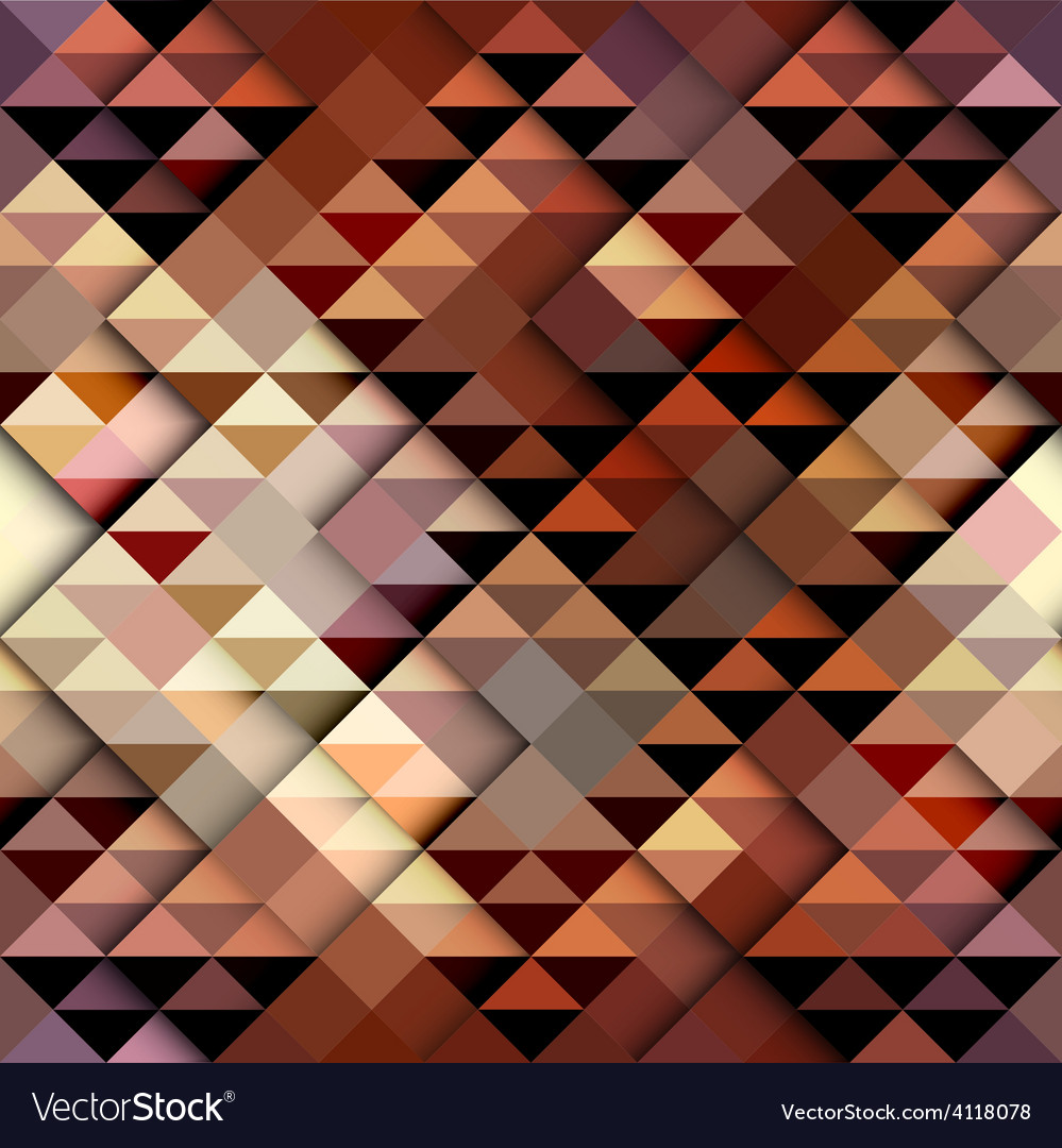 Brown triangles pattern