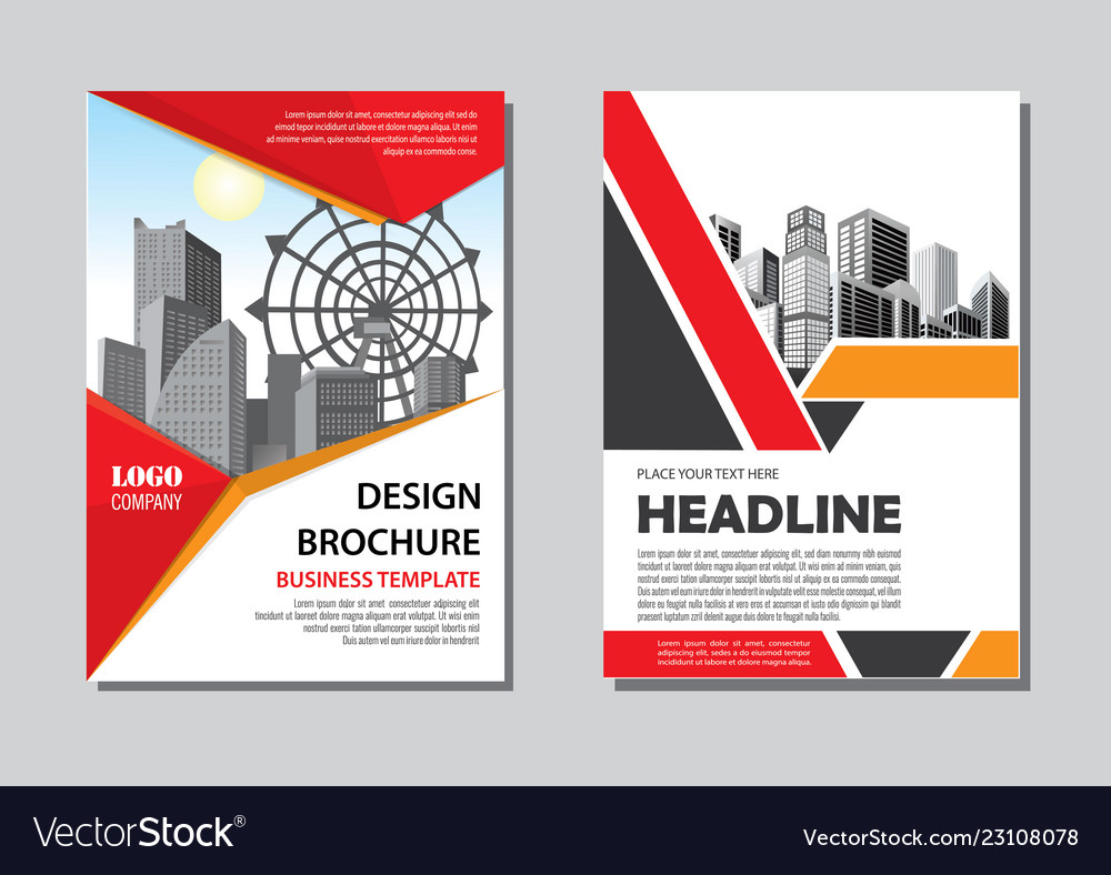 Flyer cover Royalty Free Vector Image - VectorStock