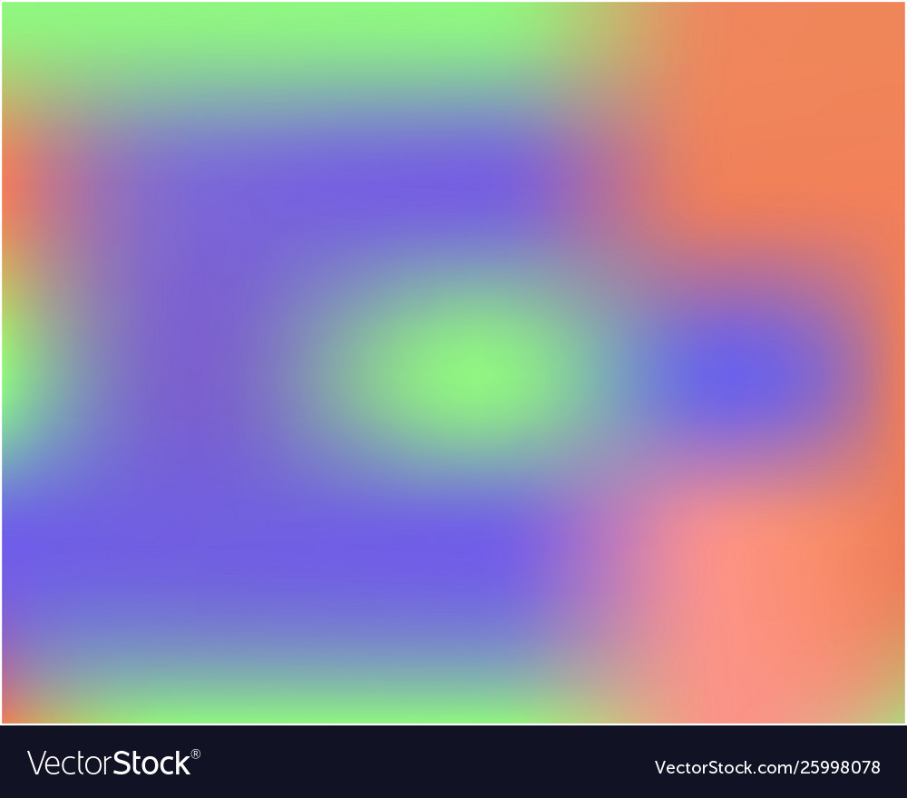 Gradient mesh painted in different colors