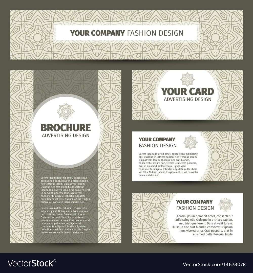 Indian Mandala Pattern Corporate Identity