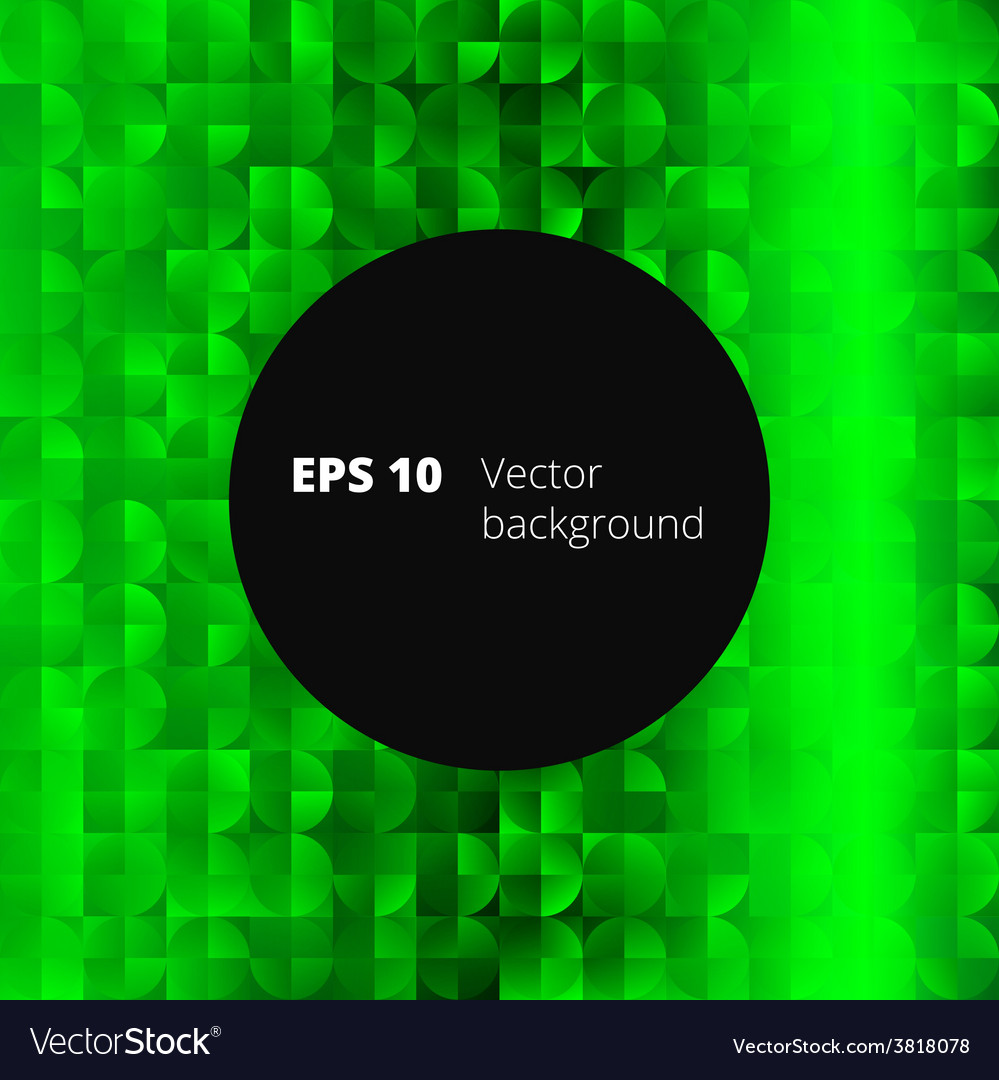 Mosaic from circle and square elements for your