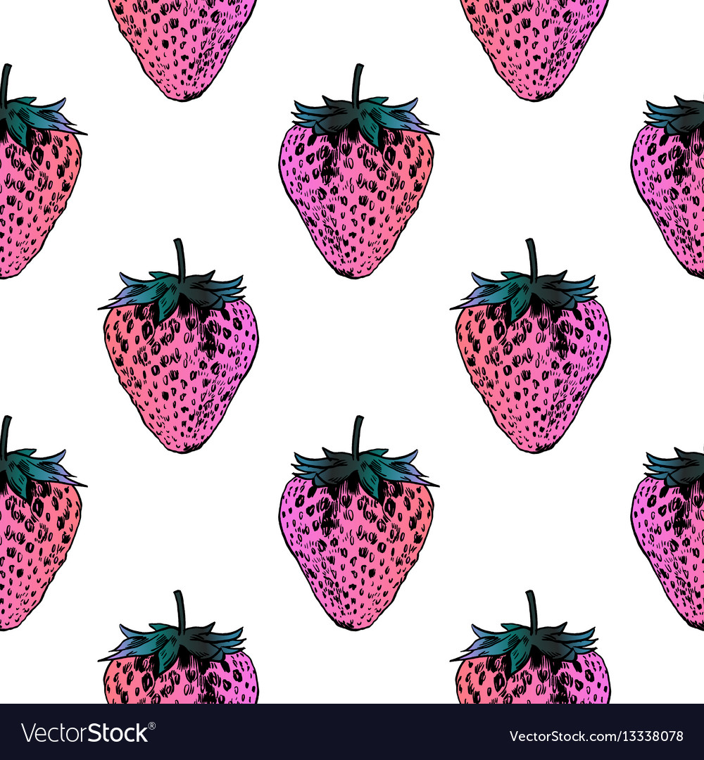 Strawberry pattern background