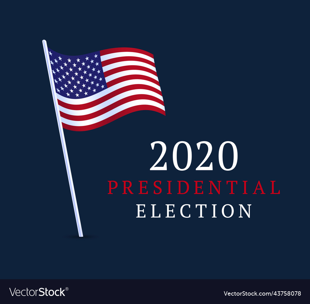 Usa vote banner 2020 united states of america