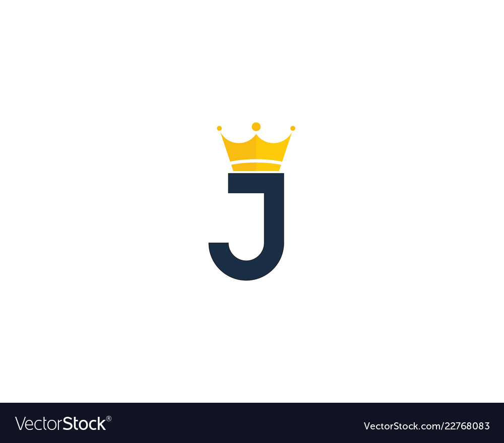 King Letter J Logo Icon Design Royalty Free Vector Image Images, Photos, Reviews