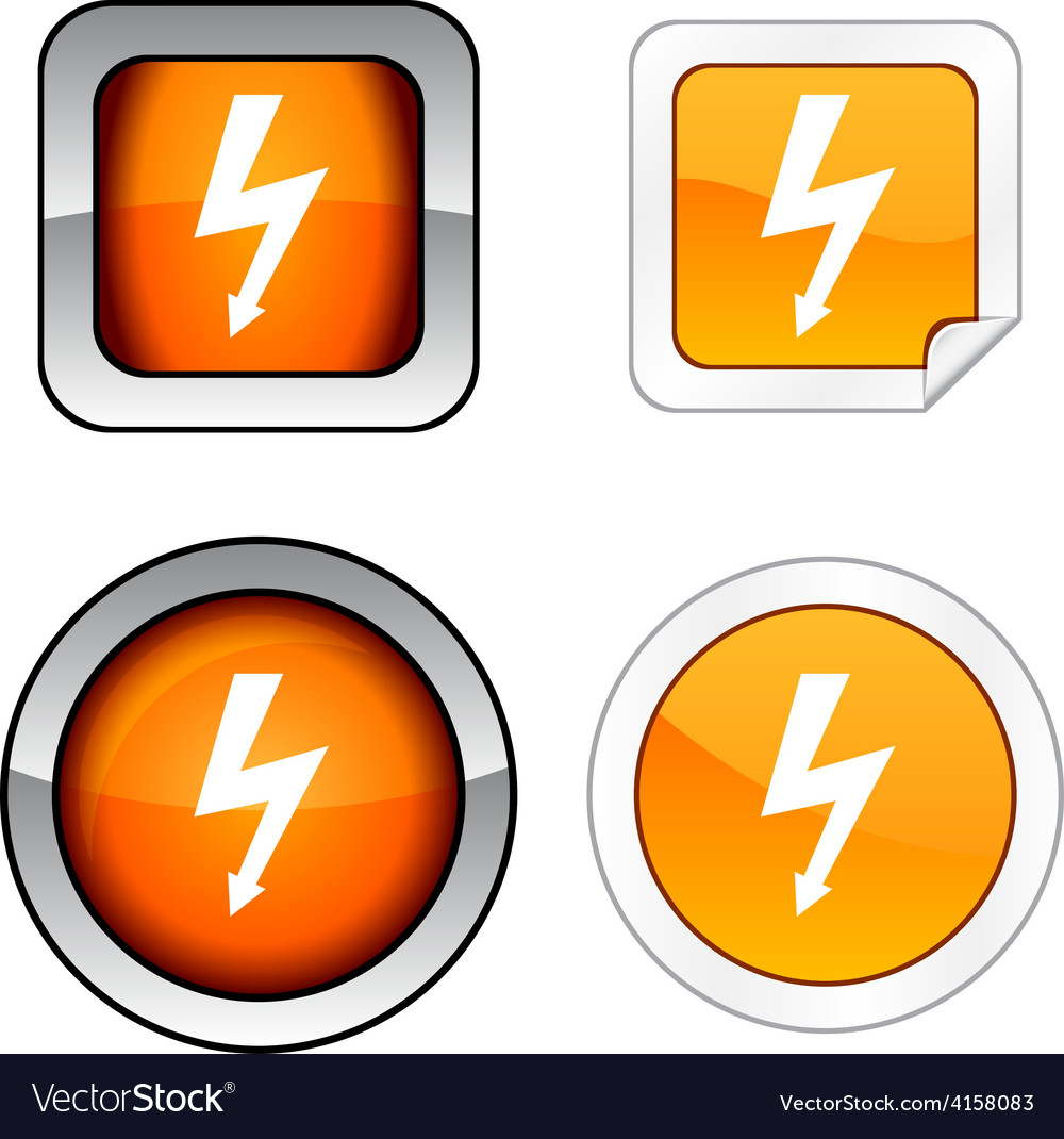 Warning button set