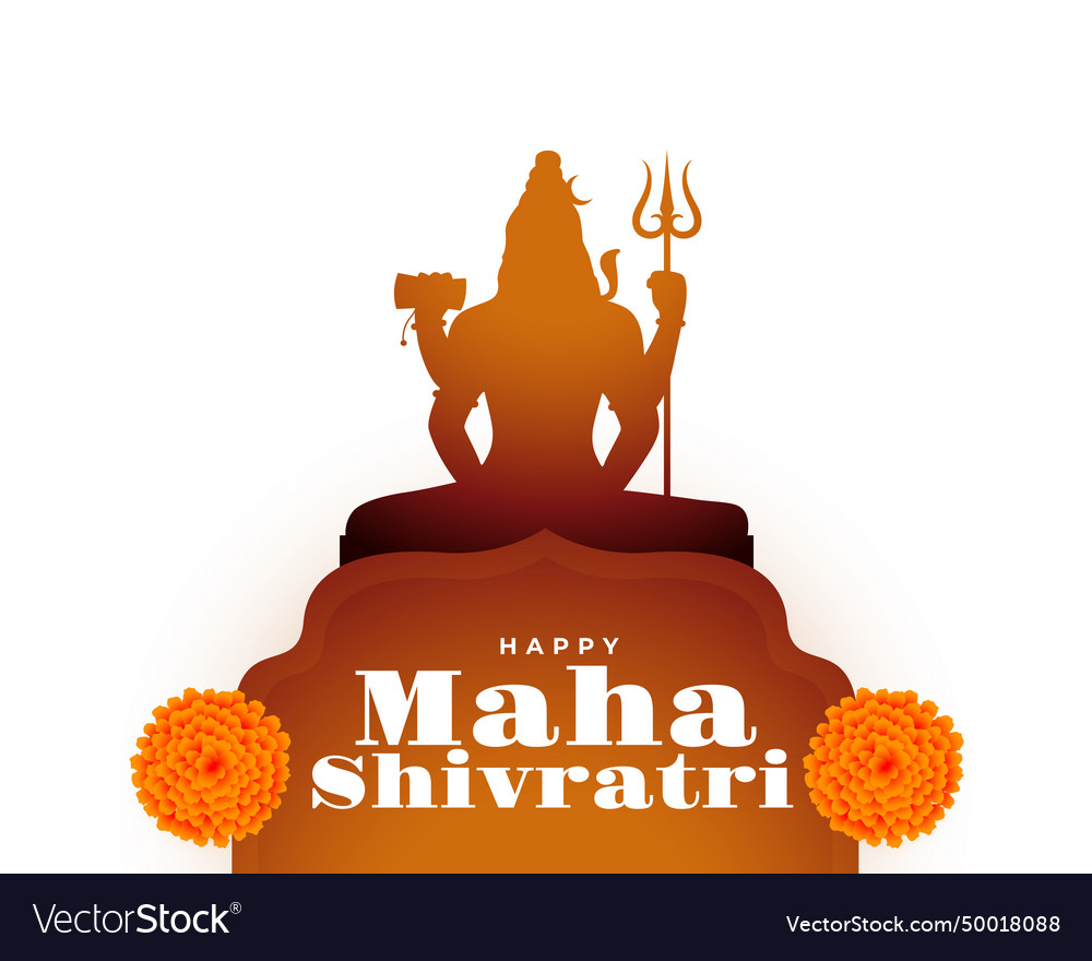 Hindu festival maha shivratri wishes card