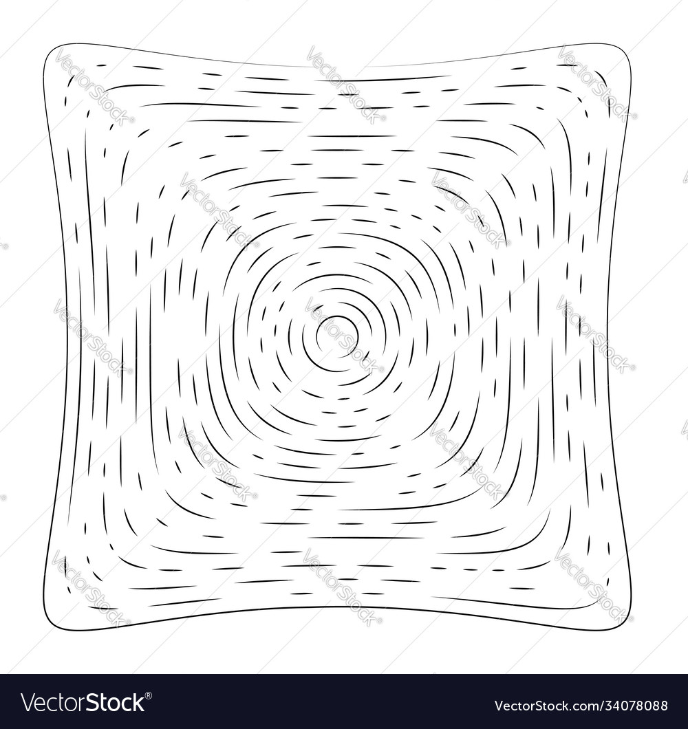 Squeeze distortion square particle element Vector Image Squeeze distortion square particle element