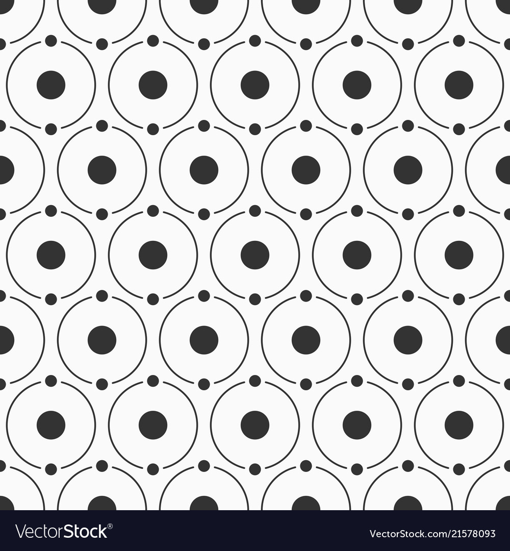 Abstract simple pattern of circles and dots vector image Abstract simple pattern of circles and dots