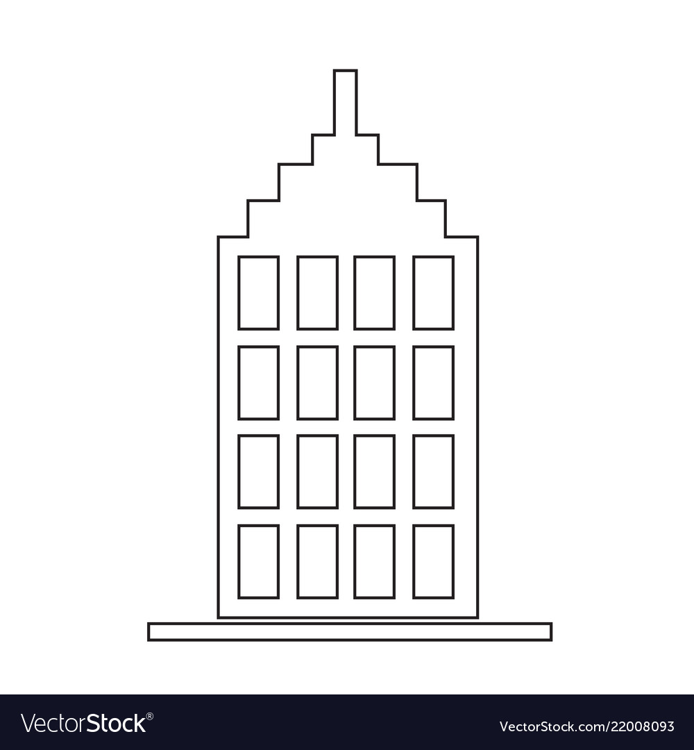 Building icon vector image Building icon