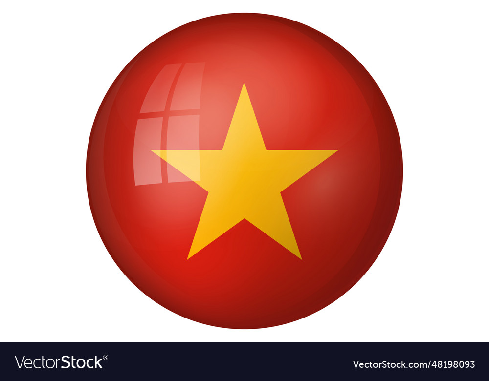Flagge der vietnam vietnamesischen nationalen Symbol vector image Flagge der vietnam vietnamesischen nationalen Symbol