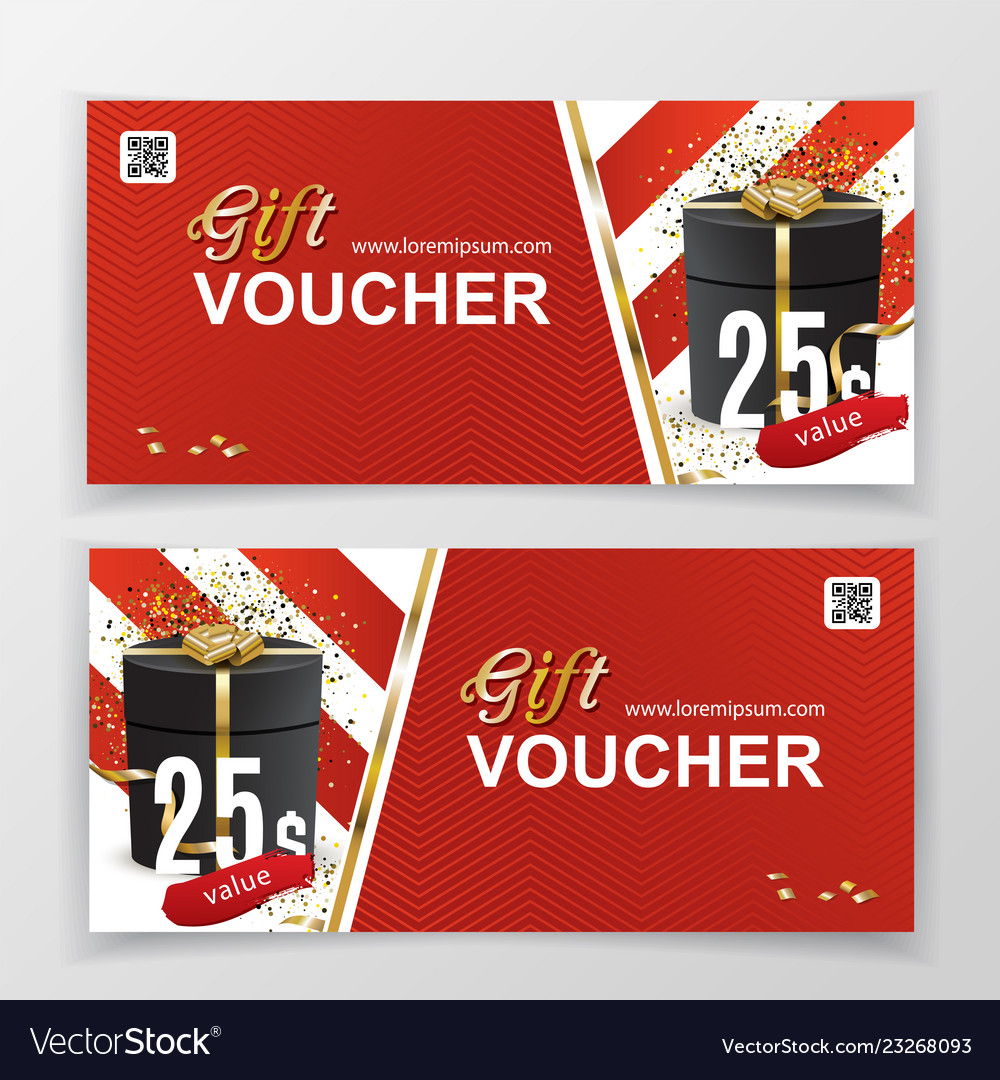 Gift voucher template for department stores