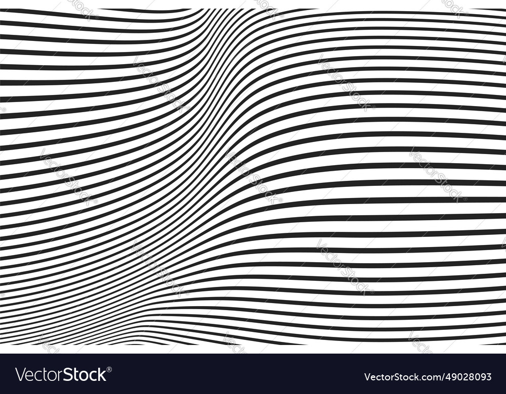 Lines with different thickness that makes a wavy vector image Lines with different thickness that makes a wavy