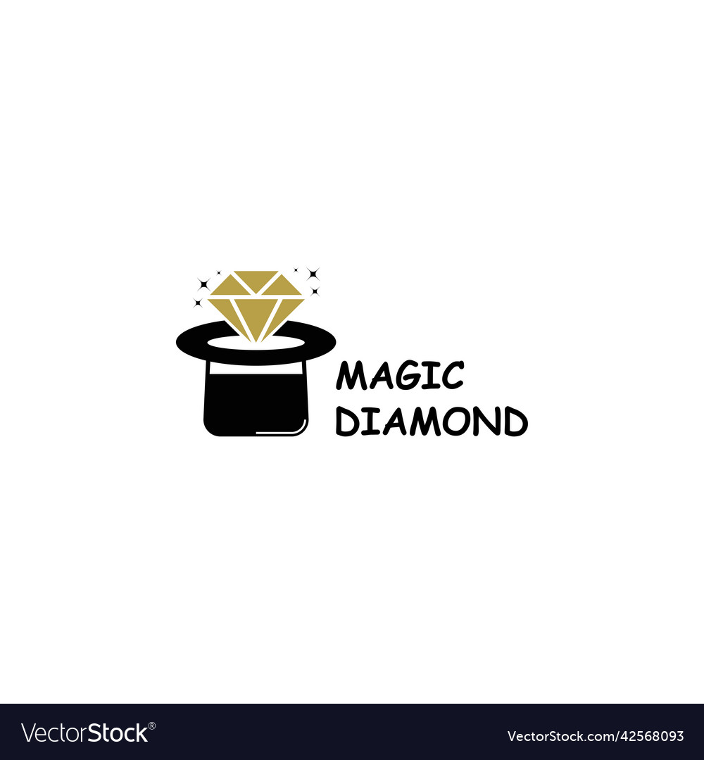 Magic diamond logo template design