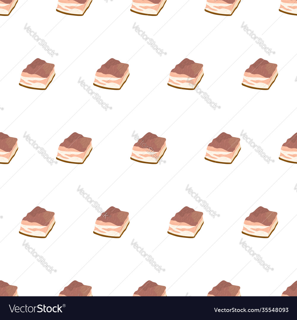 Meat bacon seamless pattern