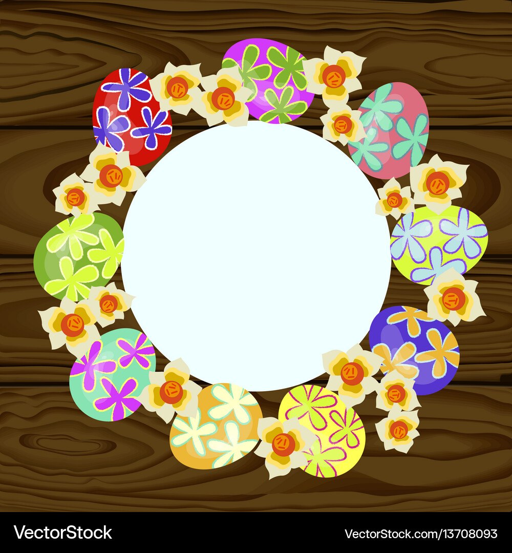 Set colorful easter eggs Royalty Free Vector Image