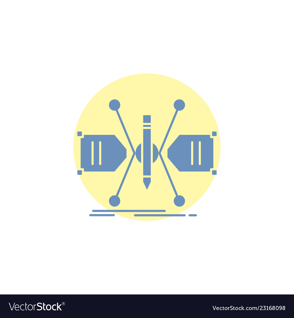 Architect constructing grid sketch structure vector image Architect constructing grid sketch structure
