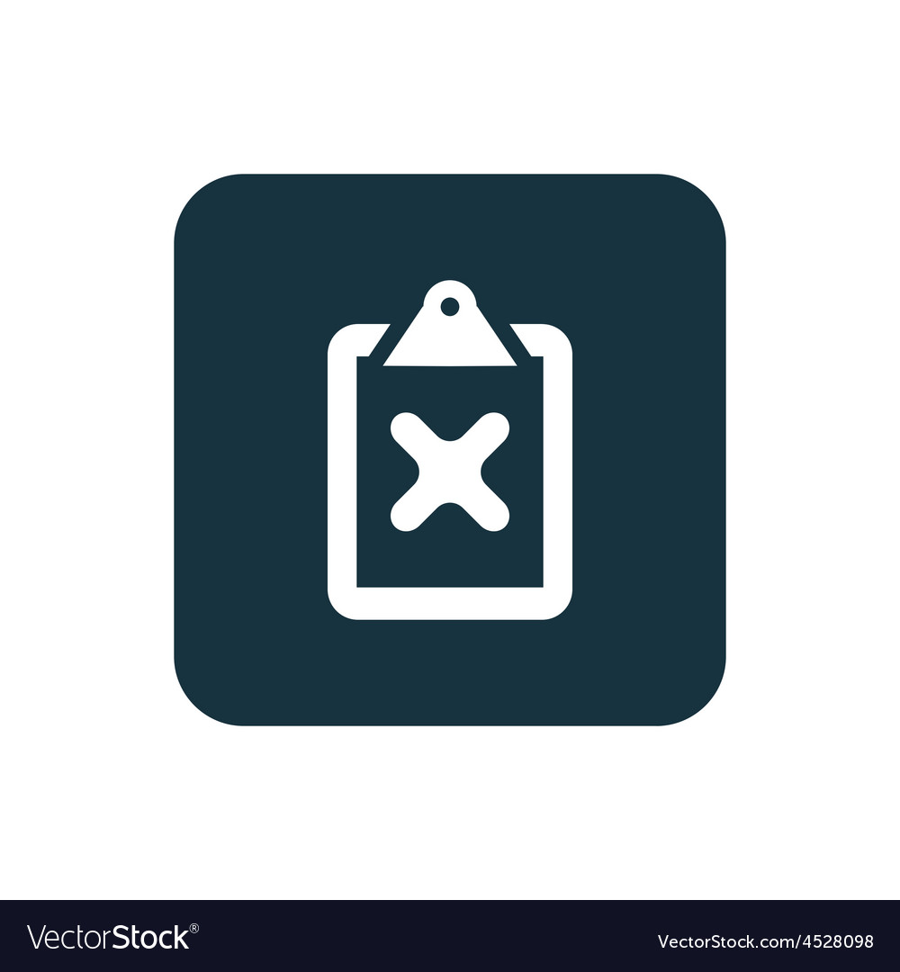 Cancel Button - Rounded Square